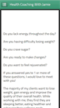Mobile Screenshot of healthcoachingwithjamie.com