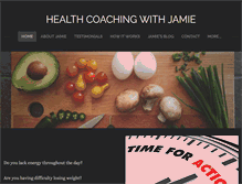 Tablet Screenshot of healthcoachingwithjamie.com
